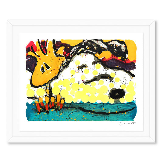 Tom Everhart- Hand Pulled Original Lithograph "Bora Bora Boogie Bored"