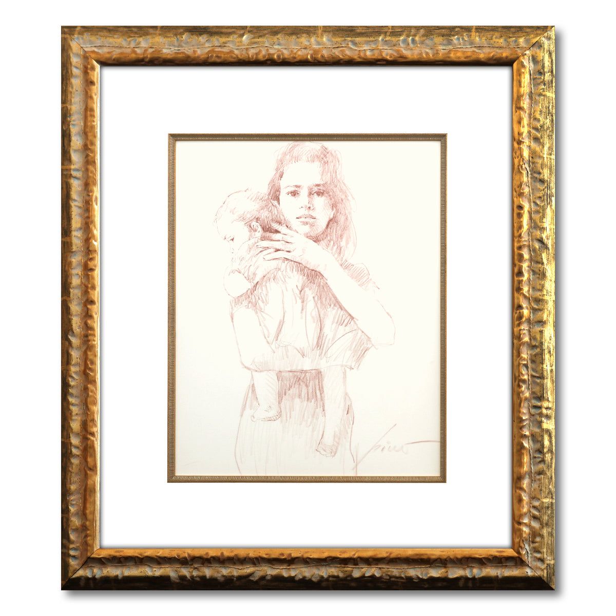 Pino (1939-2010)- Original Drawing on Paper "Untitled"