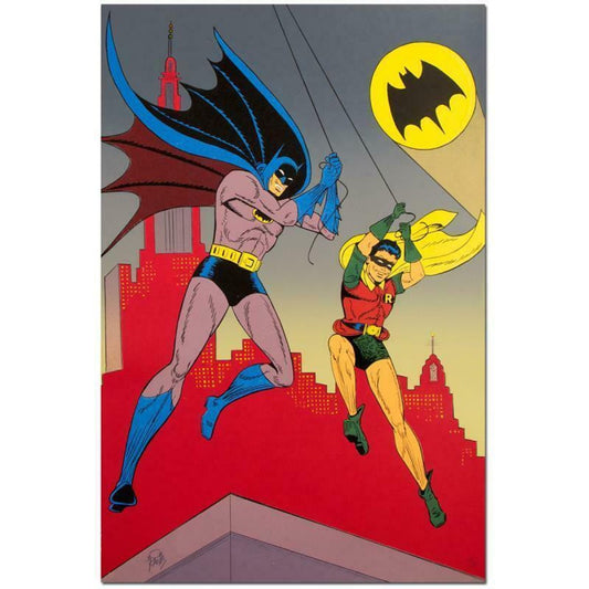 Bob Kane (1915-1998)- Original Lithograph "Batman and Robin"