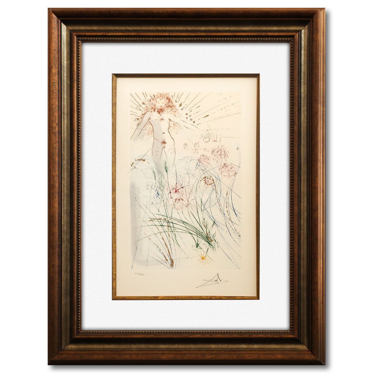 Salvador Dali- Original Lithograph "Return, O Shulamite from Song of Songs of Solomon portfolio"