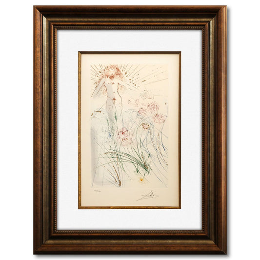 Salvador Dali- Original Lithograph "Return, O Shulamite from Song of Songs of Solomon portfolio"