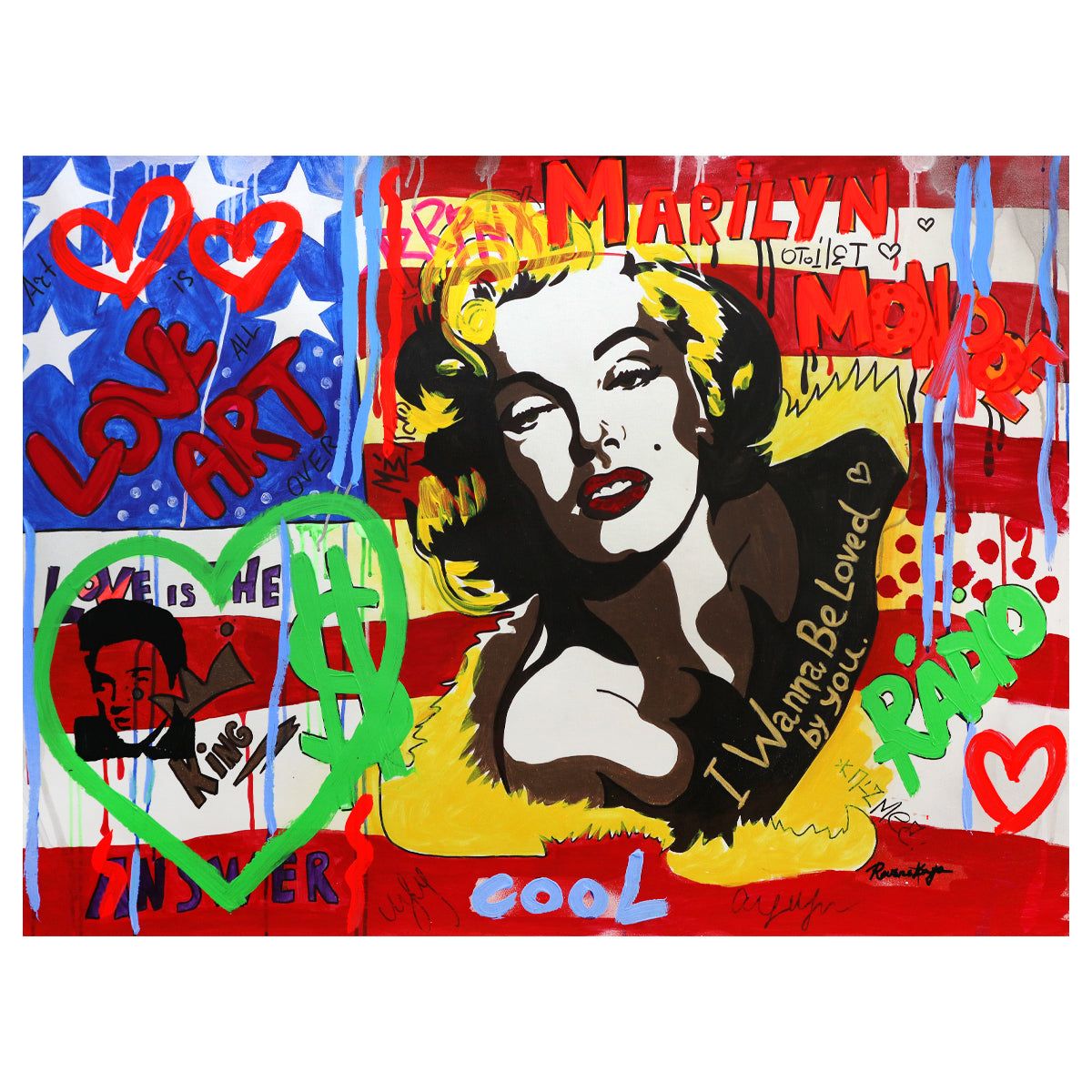 Nastya Rovenskaya- Mixed Media "Show Time"