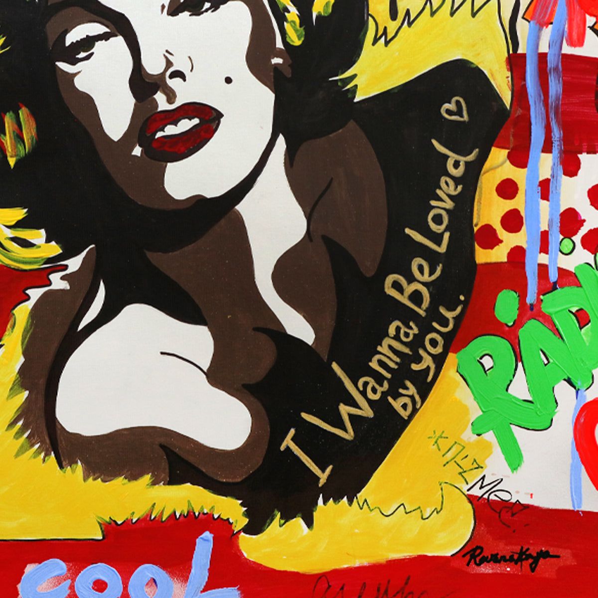 Nastya Rovenskaya- Mixed Media "Show Time"