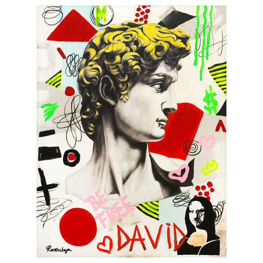 Nastya Rovenskaya- Mixed Media "David"