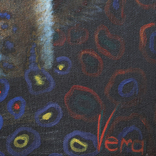Vera V. Goncharenko- Original Oil on Canvas "Night Watch"