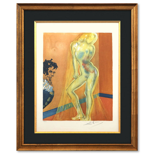 Salvador Dali- Original Lithograph "The Chevalier's Dream of Cecile"