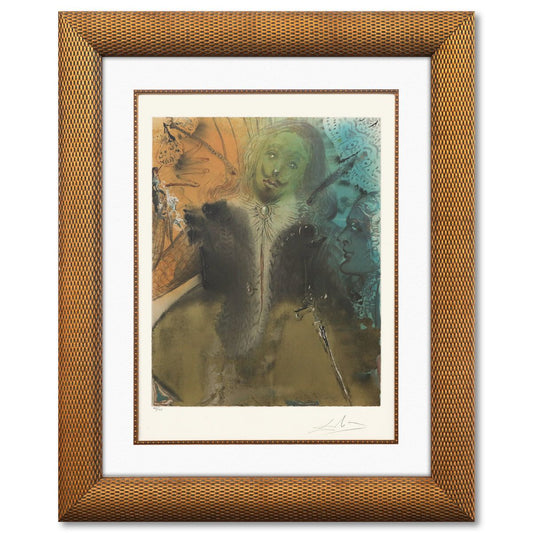 Salvador Dali- Original Lithograph "Damis' Delema"
