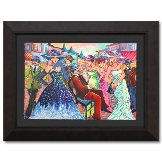 Patricia Govezensky- Original Watercolor "Paris night"