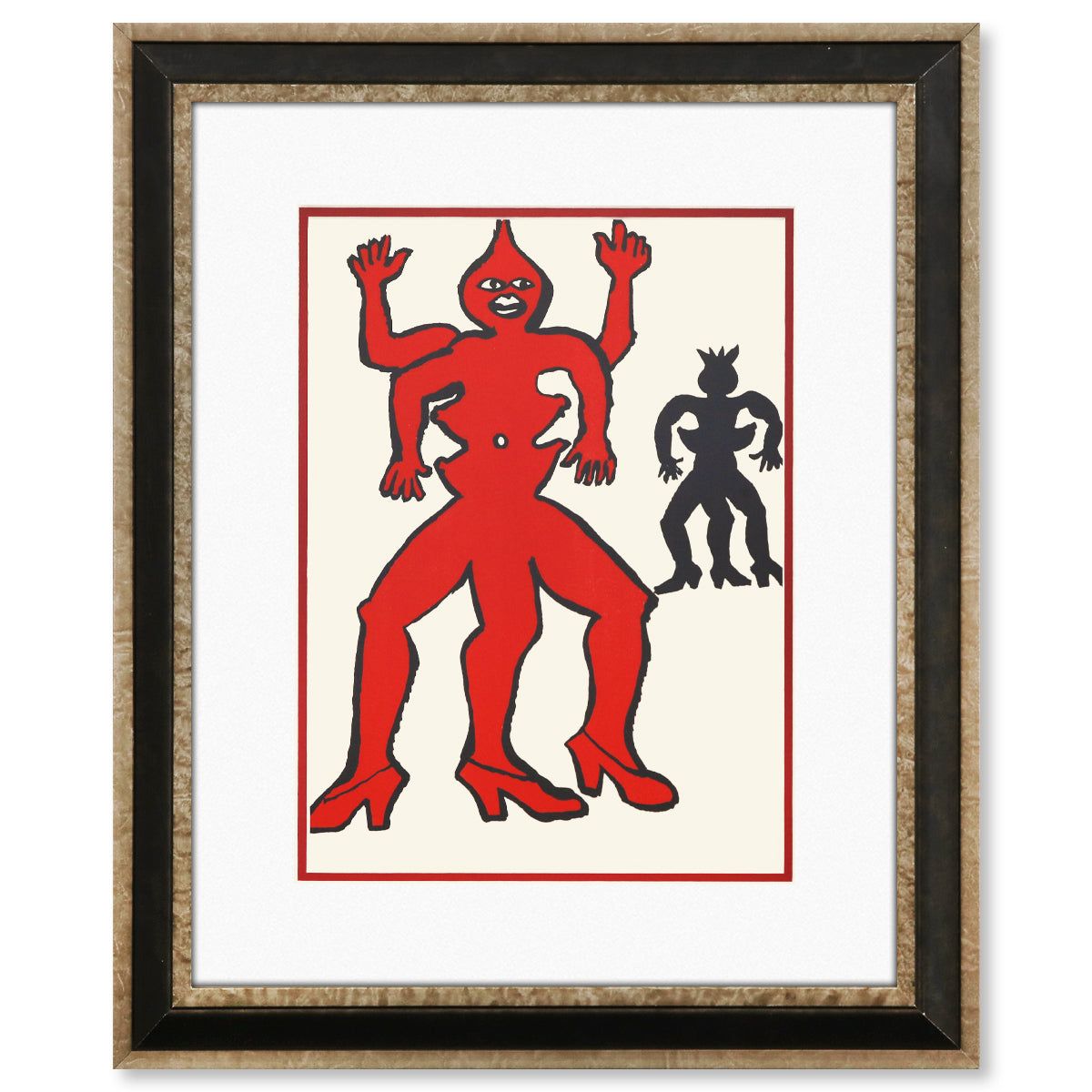 Alexander Calder- Lithograph "DLM212 - UNE FAMILLE DE LÃ€-BAS II"