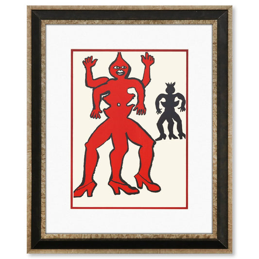 Alexander Calder- Lithograph "DLM212 - UNE FAMILLE DE LÃ€-BAS II"