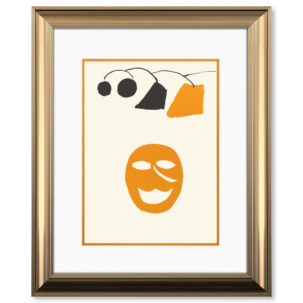 Alexander Calder- Lithograph "DLM221 - MASQUE JAUNE"