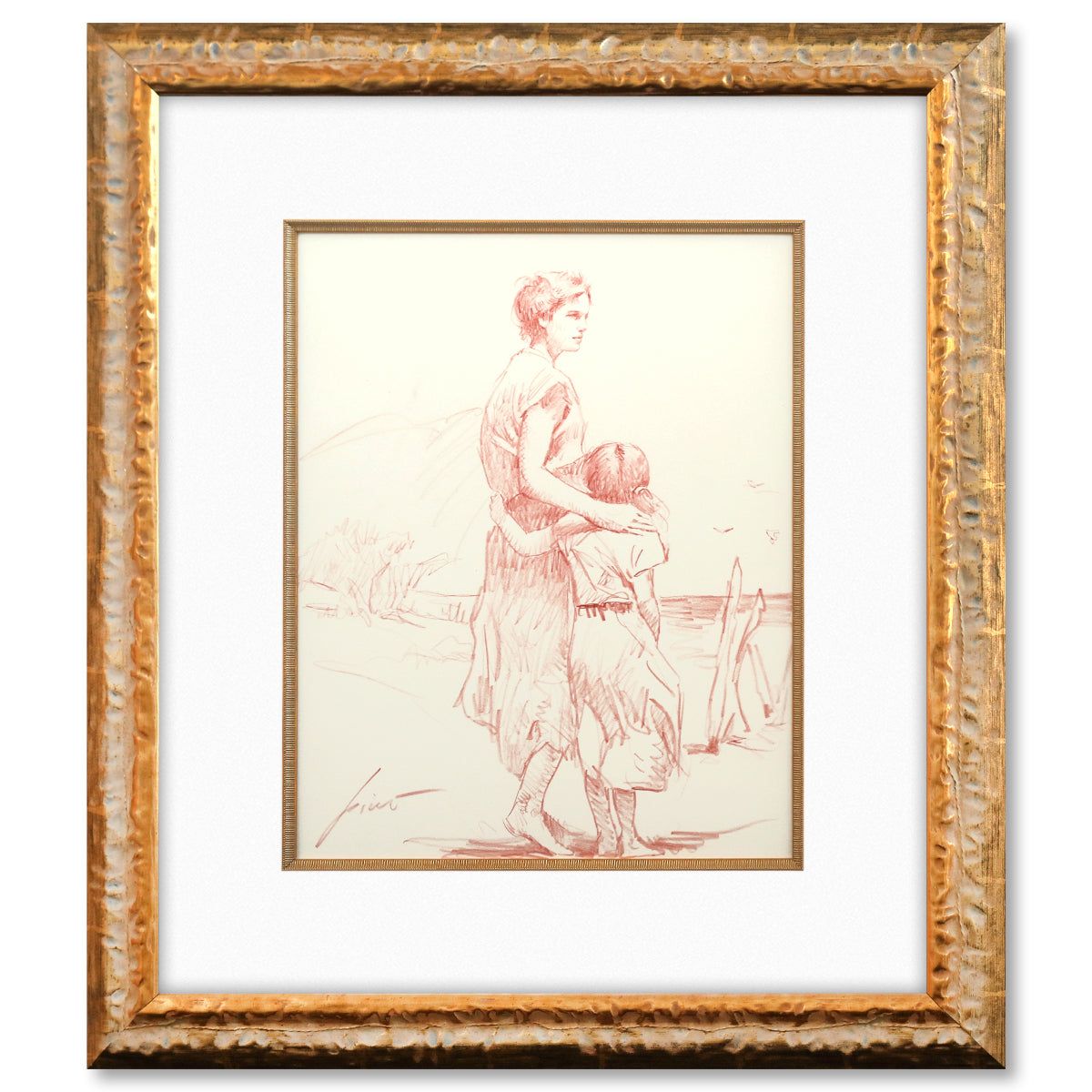 Pino (1939-2010)- Original Drawing on Paper "Untitled"