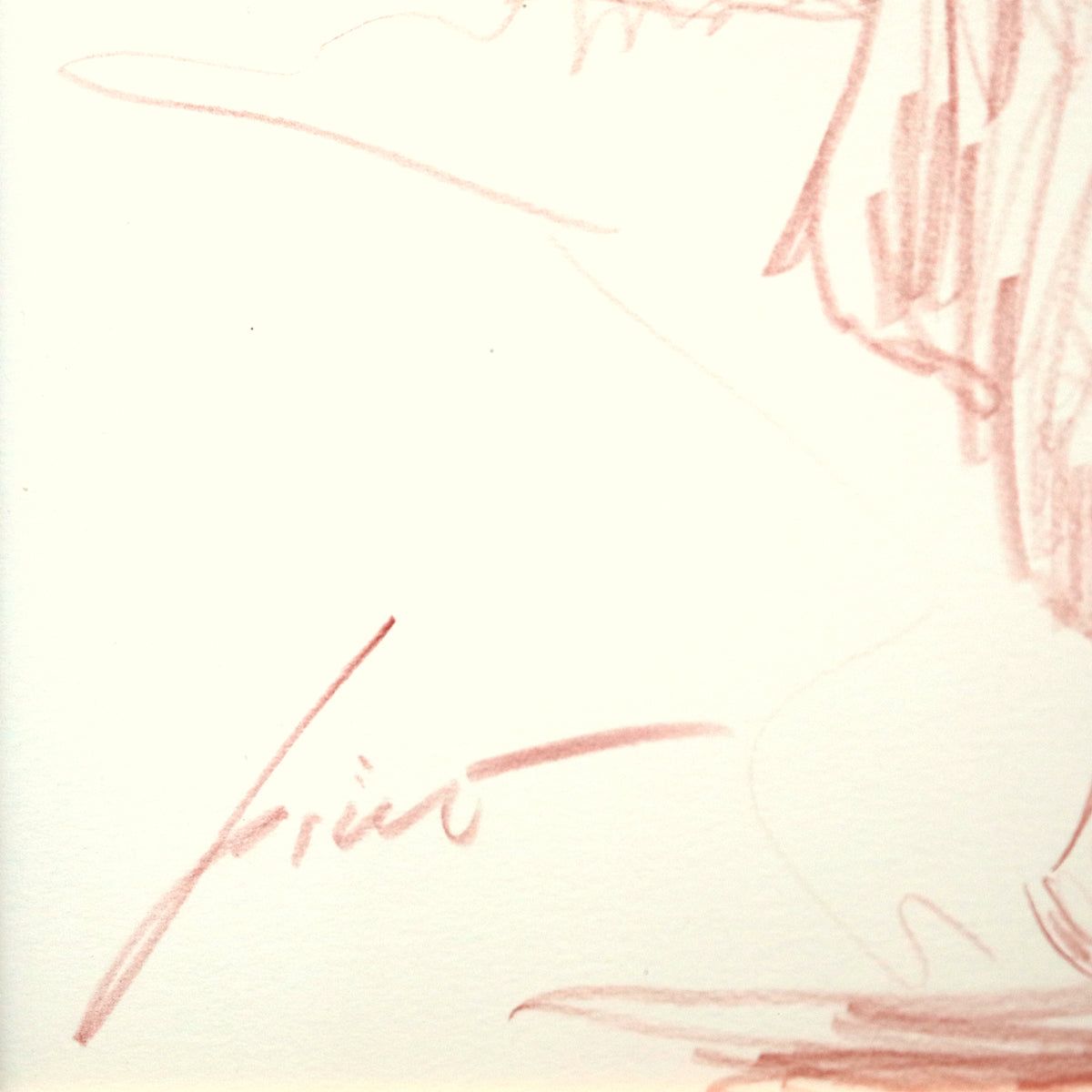 Pino (1939-2010)- Original Drawing on Paper "Untitled"