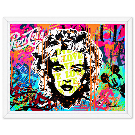 Nastya Rovenskaya- Original Oil on Canvas "We Prefer Marilyn"