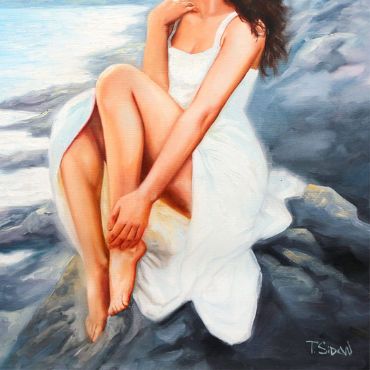 Taras Sidan- Original Oil on Canvas "Olivia"