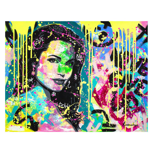 Nastya Rovenskaya- Original Oil on Canvas "She Never Gives Up"