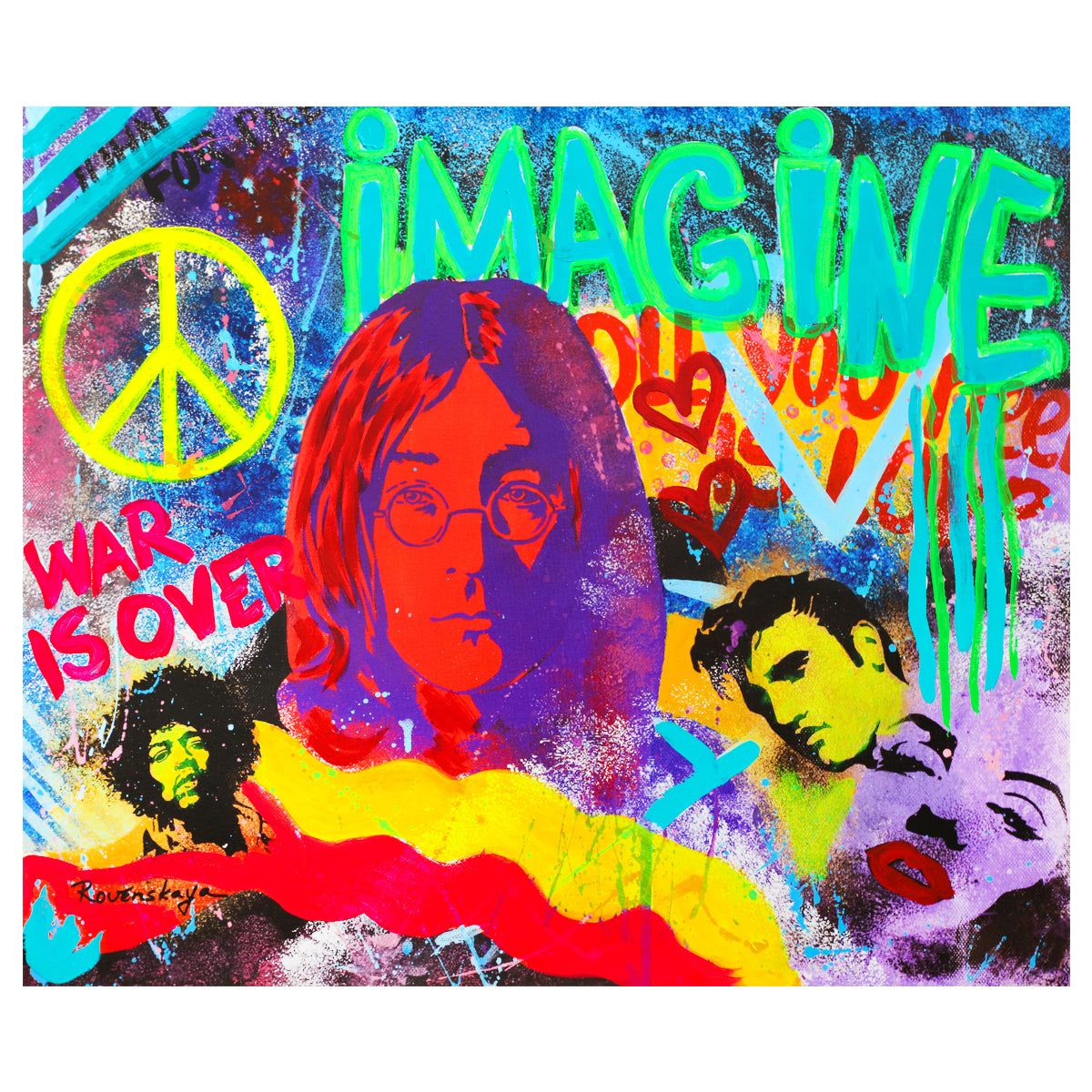 Nastya Rovenskaya- Mixed Media "Imagine"