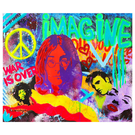 Nastya Rovenskaya- Mixed Media "Imagine"