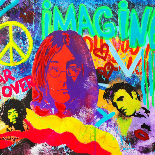 Nastya Rovenskaya- Mixed Media "Imagine"