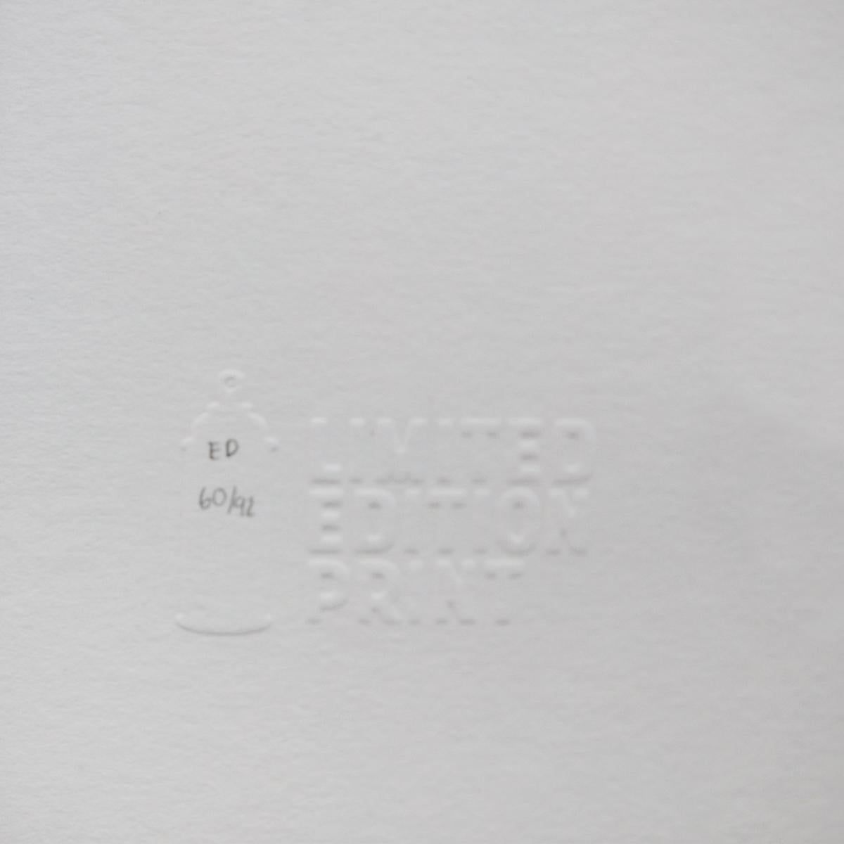 Hijack- Serigraph in Colors on Paper "BFF"