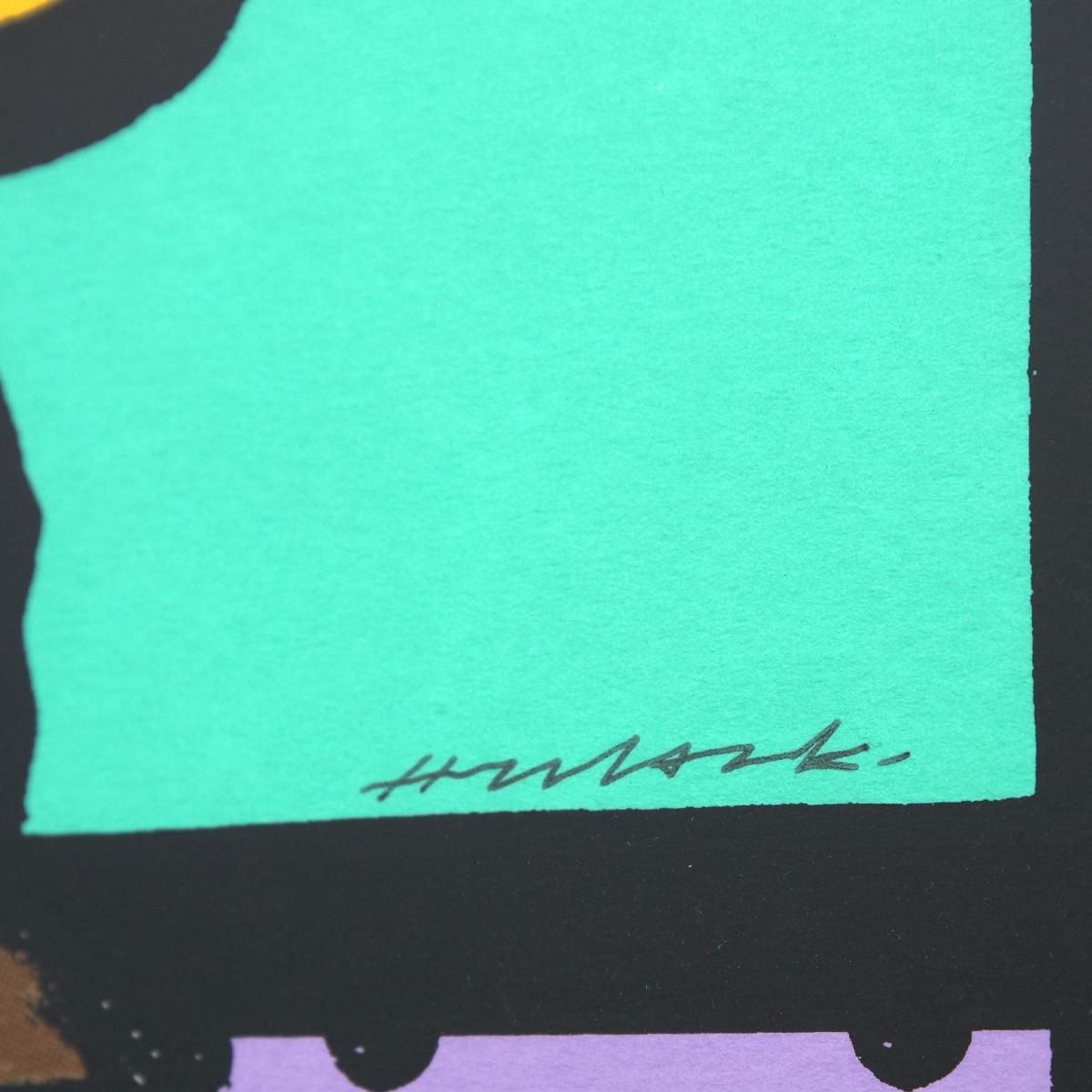 Hijack- Serigraph in Colors on Paper "BFF"