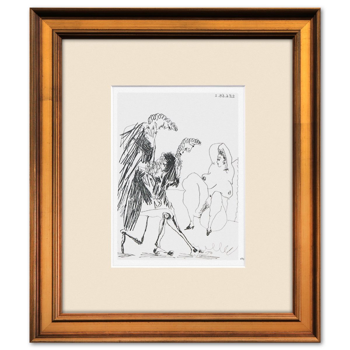 After Pablo Picasso- Offset Lithograph "From The 347 Series"