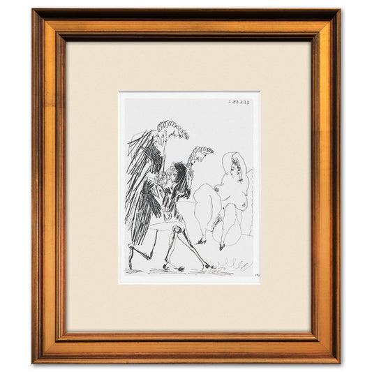 After Pablo Picasso- Offset Lithograph "From The 347 Series"