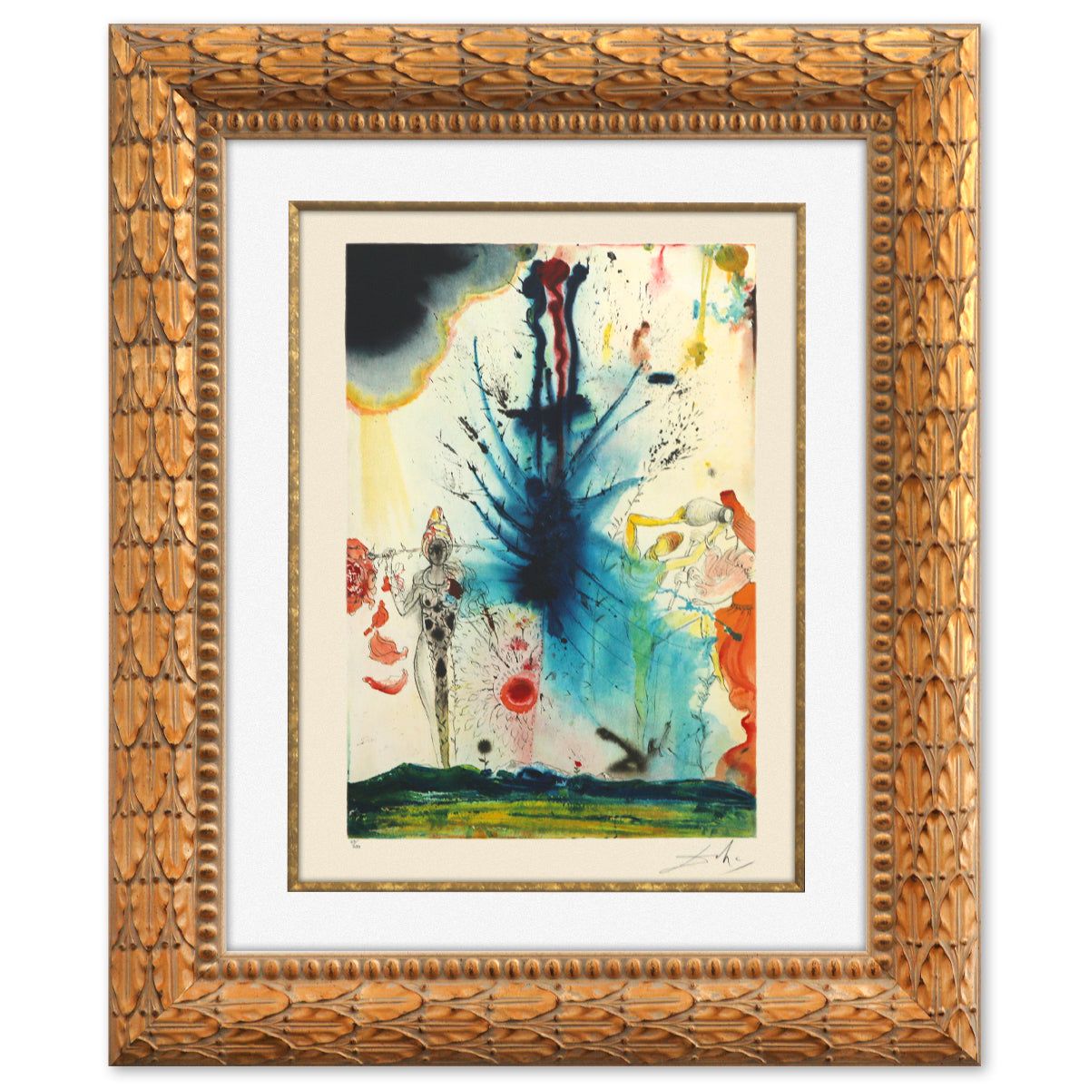 Salvador Dali- Original Lithograph "The Land of Milk and Honey"