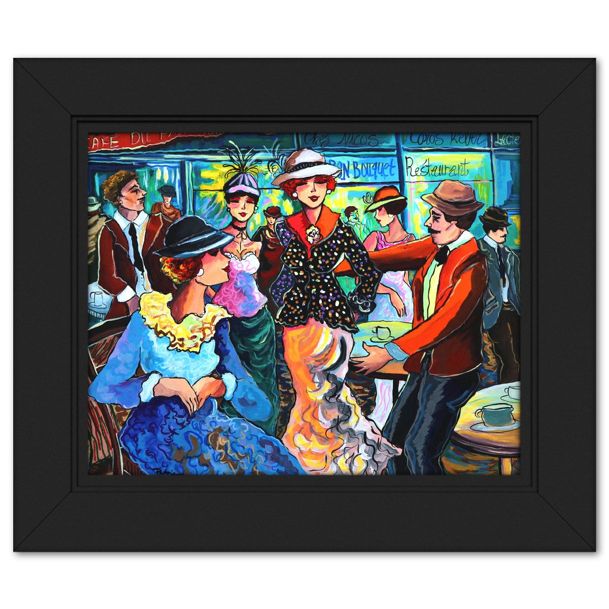 Patricia Govezensky- Original Acrylic on Canvas "Turbulent Harmony"