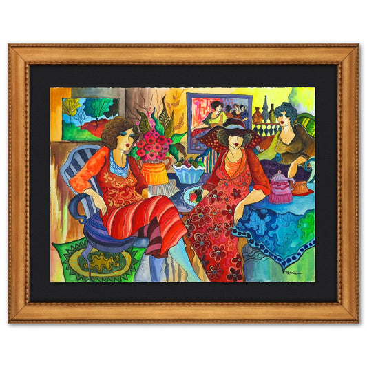 Patricia Govezensky- Original Watercolor on Paper "Chroma Bliss"