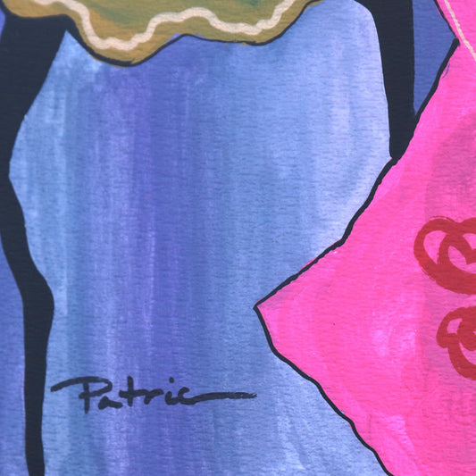 Patricia Govezensky- Original Watercolor on Paper "Palette of Passions"