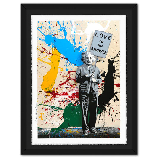 Mr Brainwash- Silkcreen on Paper "M=bw² - Splash, 2024"