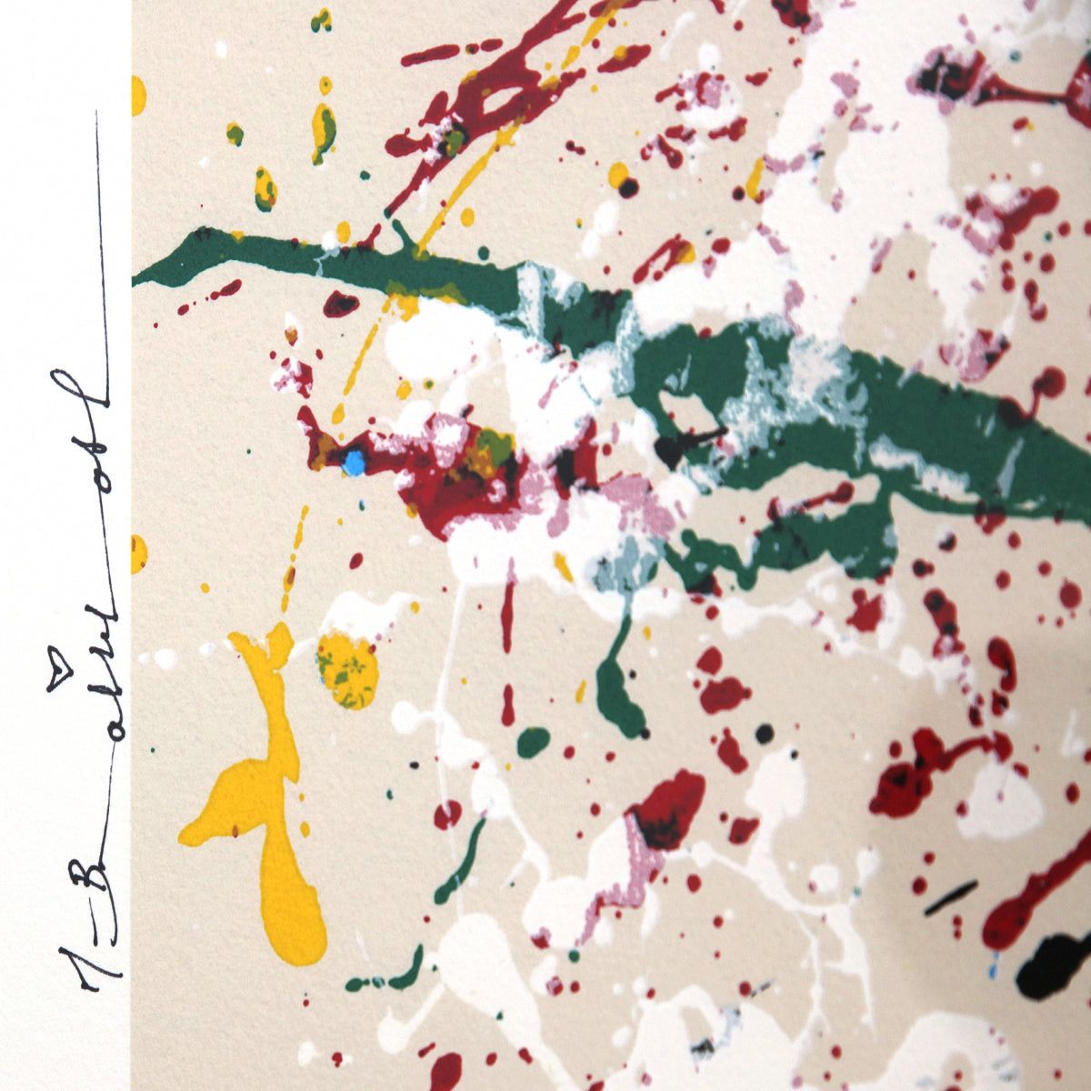 Mr Brainwash- Silkcreen on Paper "M=bw² - Splash, 2024"