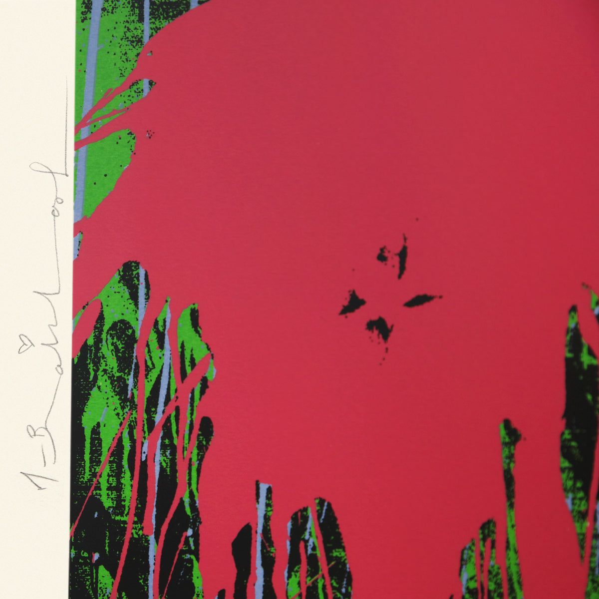 Mr Brainwash- Silkcreen on Paper "Flowarh$ - II (D), 2021"