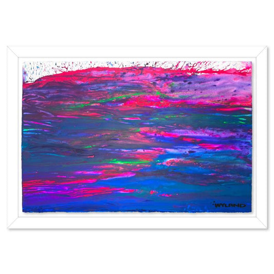 Wyland- Original Watercolor Painting on Deckle Edge Paper "Untitled"