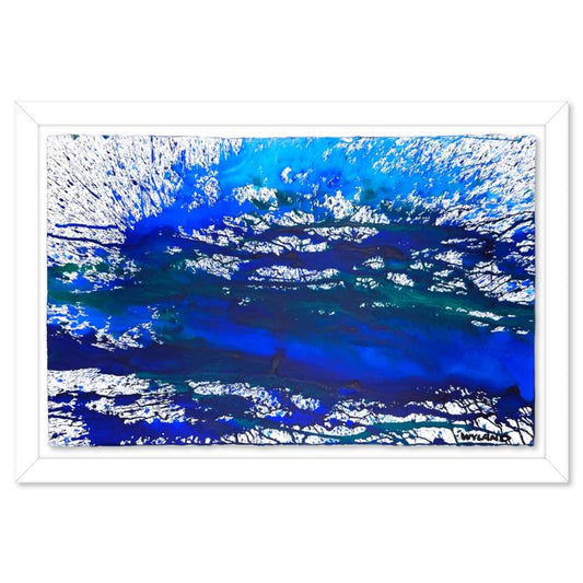 Wyland- Original Watercolor Painting on Deckle Edge Paper "Untitled"