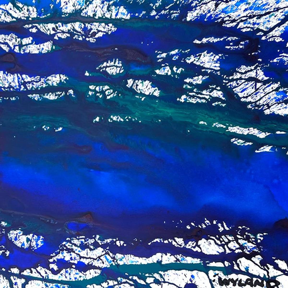 Wyland- Original Watercolor Painting on Deckle Edge Paper "Untitled"