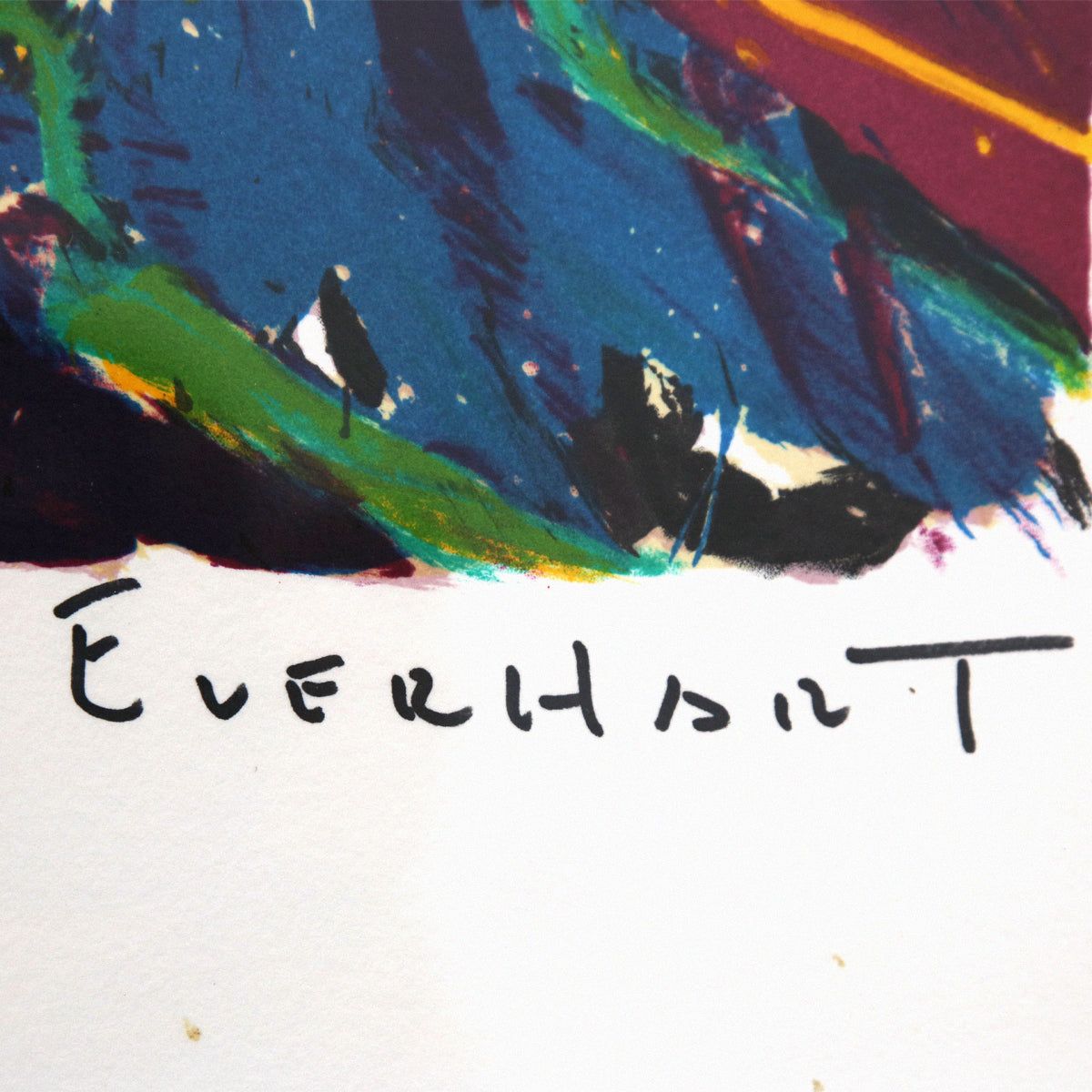 Tom Everhart- Hand Pulled Original Lithograph "Are You Talking to Me?"
