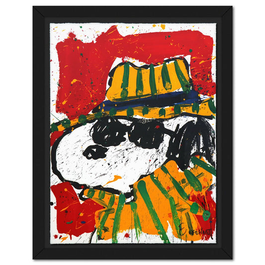Tom Everhart- Hand Pulled Original Lithograph "It's the Hat That Makes the Dude"