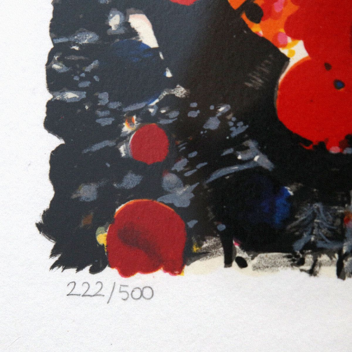 Tom Everhart- Hand Pulled Original Lithograph "Black Velvet Scream"