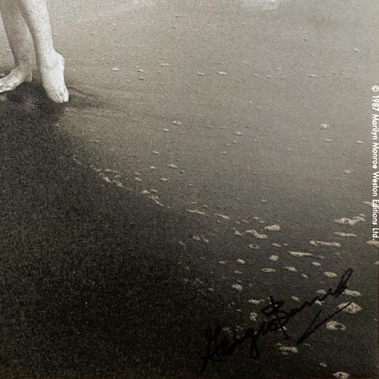 George Barris (1922-2016), "Marilyn Monroe: The Last Shoot" Hand Signed Photograph Printed from the Original Negative, with Letter of Authenticity