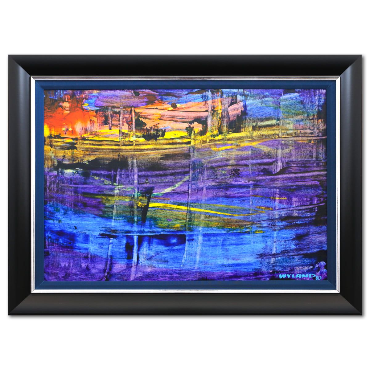 Wyland- Original Painting on Canvas "Abstract"
