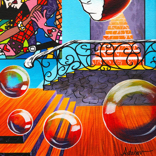 Alexander Astahov- Original Oil on Canvas "Playful Worlds"