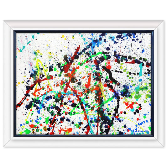 Wyland- Original Painting on Canvas "Abstract"
