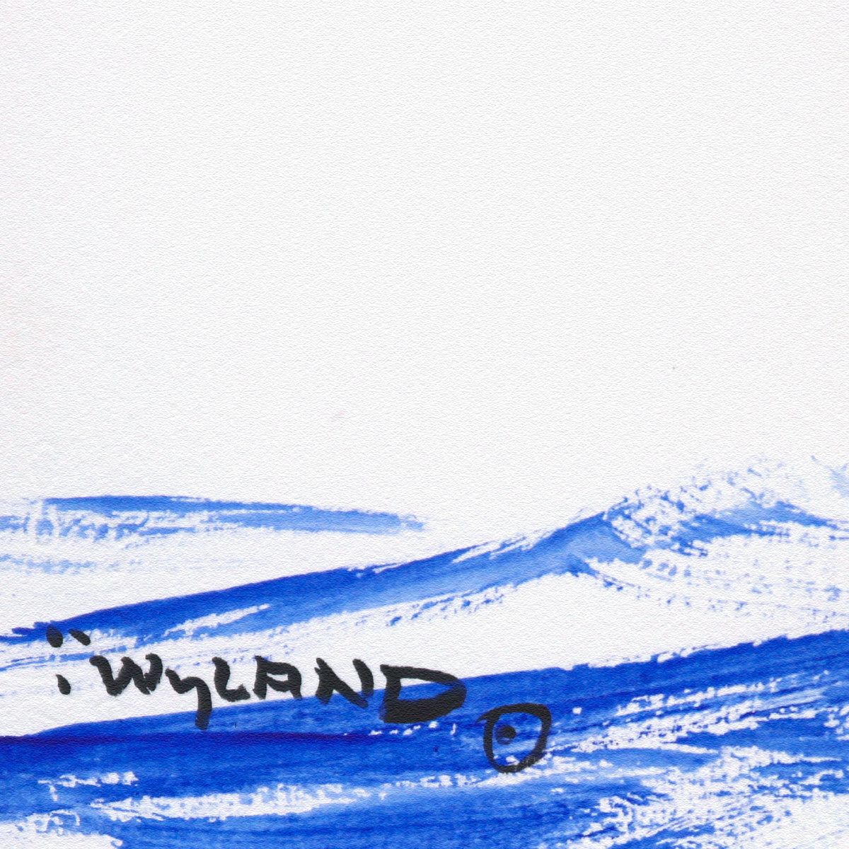 Wyland- Original Sumi Ink Painting "Orca"