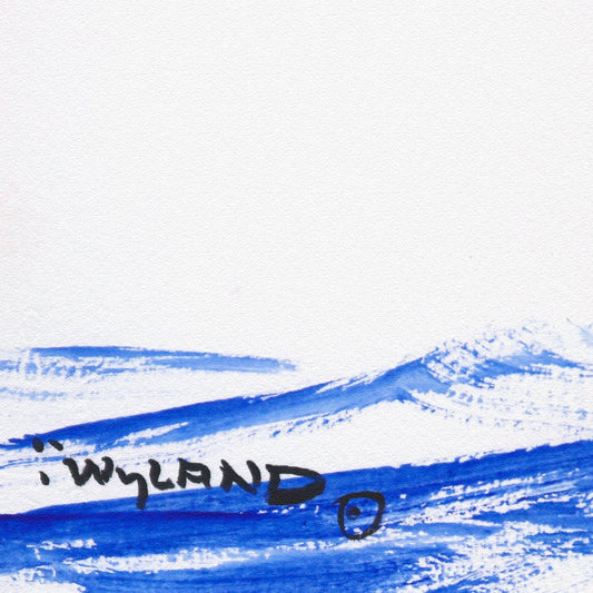 Wyland- Original Sumi Ink Painting "Orca"