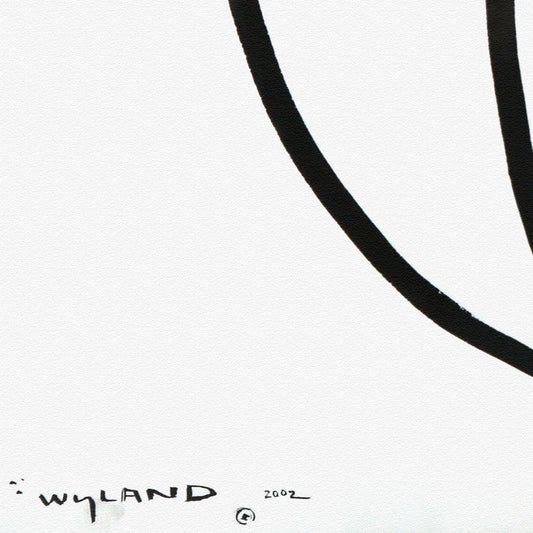 Wyland- Original Sumi Ink Painting "Dolphin"