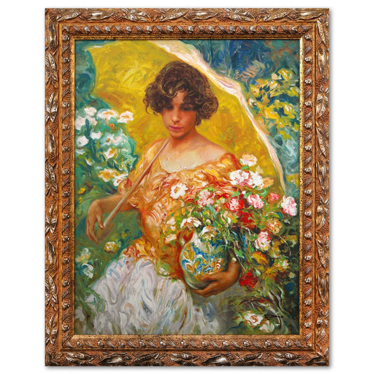 Royo- Serigraph on Panel "El Jaron de Manises"