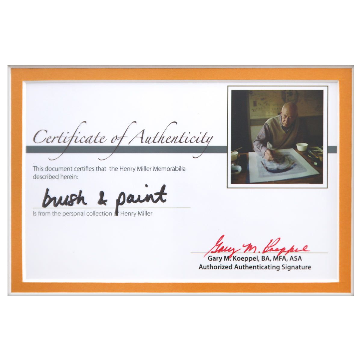 Henry Miller- Mixed Media Collage