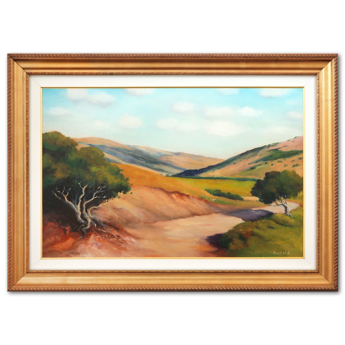 Robert White- Original Oil on Canvas "Hills Over Carmel"